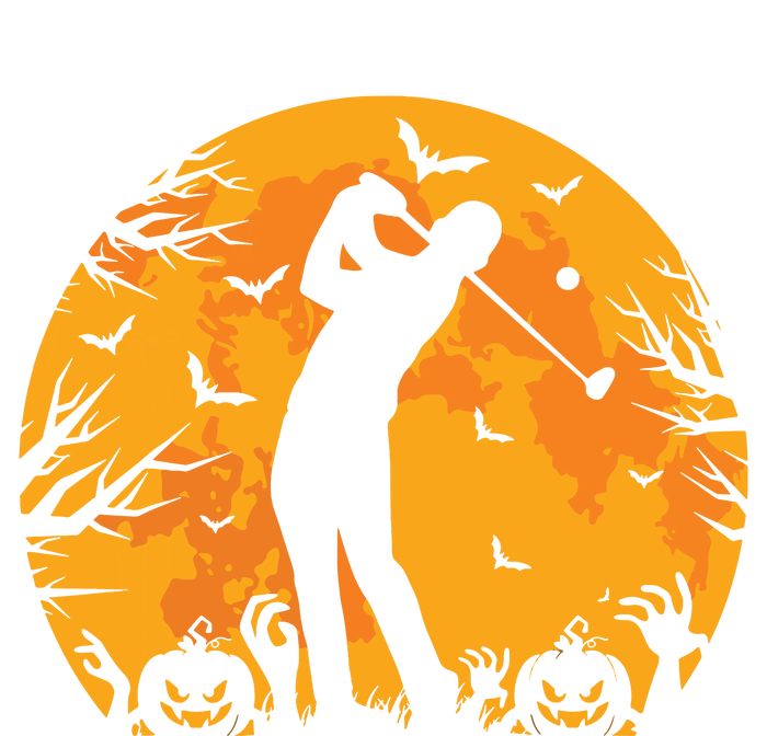 Golfing Halloween Golfer Pumpkin Spooky Golf Halloween T-Shirt