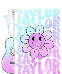 Girl Retro Taylor First Name Personalized V-Neck T-Shirt