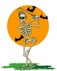 Golfing Skeleton Halloween Golf Halloween Golfer Softstyle Adult Sport Polo