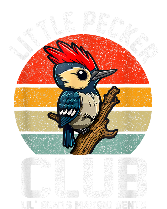 Little Pecker Club Lil Gents Making Dents Funny Womens Cotton Relaxed Long Sleeve T-Shirt