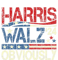 Harris Walz Obviously! Harris Waltz 2024 Election Cooling Performance Long Sleeve Crew