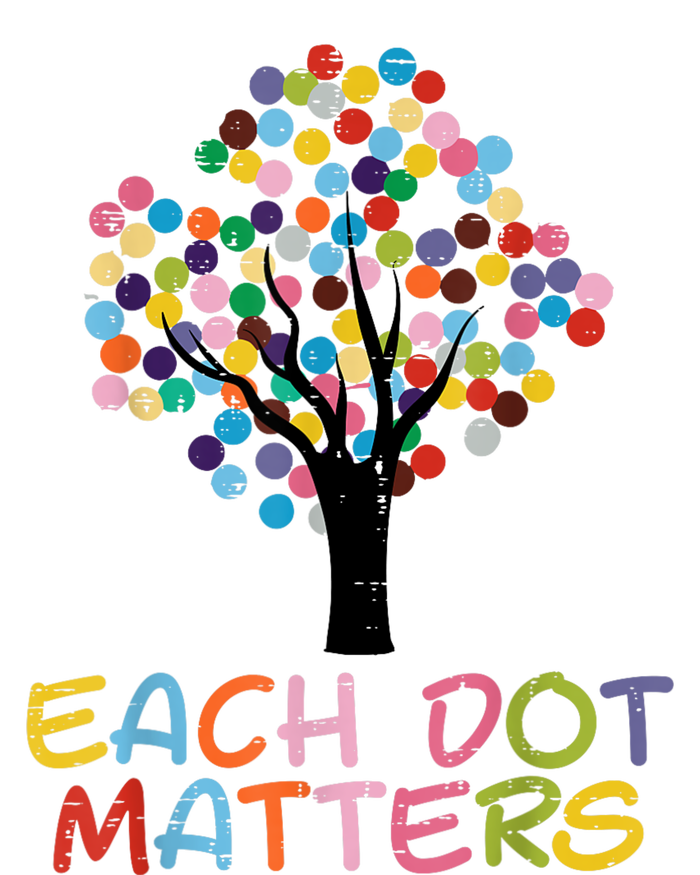 Each Dot Art Matters Tree Dots Day Women's Pullover Hoodie