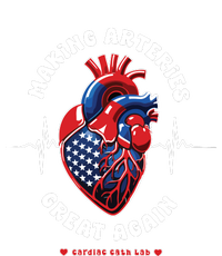 Making Arteries Great Again Cardiac Cath Lab Cooling Performance Crew T-Shirt