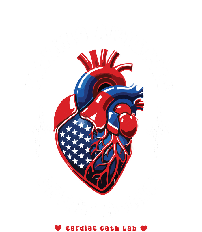 Making Arteries Great Again Cardiac Cath Lab Cooling Performance Crew T-Shirt