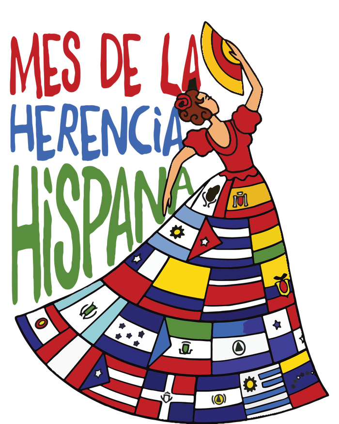 Mes De La Herencia Hispana Hispanic Heritage Month Sweatshirt Cinch Pack Bag