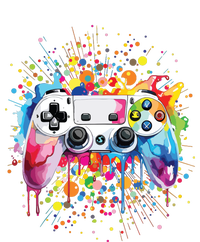 Retro Polka Dots Gaming Controller Video Gamers Dot Day Tie-Dye T-Shirt