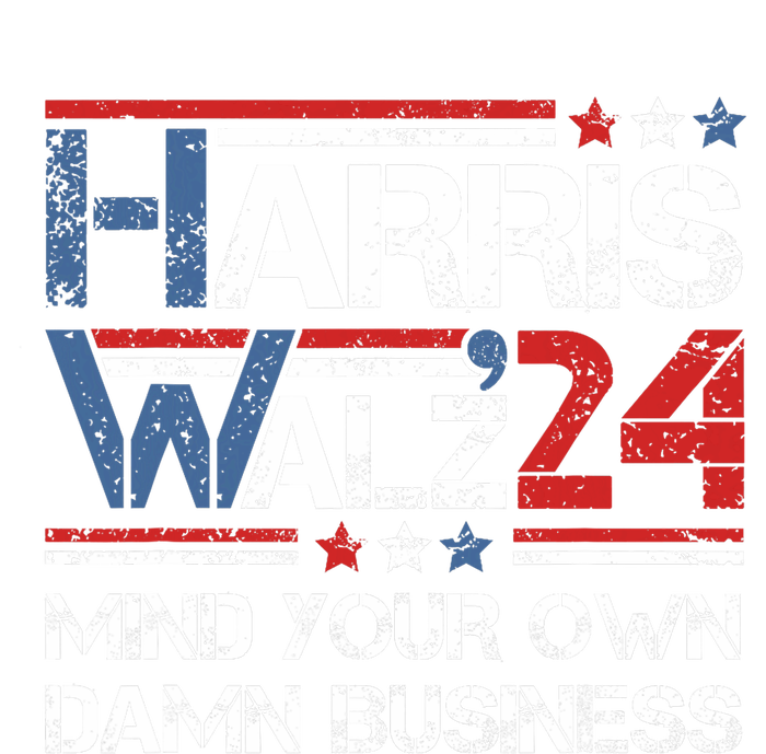 Kamala Harris Walz Waltz Mind Your Own Damn Business Tote Bag