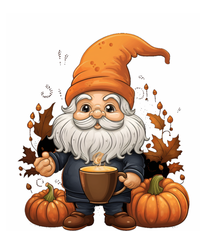 Gnome Pumpkin Spice Latte Fall Autumn Leaves Halloween Gift T-Shirt