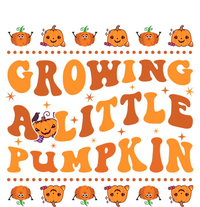 Retro Growing A Little Pumpkin Cute New Mom Fall Pregnancy Gift Baby Bodysuit