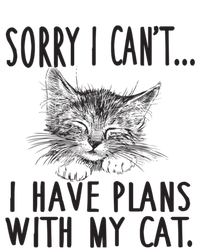 Sorry I CanT I Have Plans With My Cat Cute Cat Gift T-Shirt