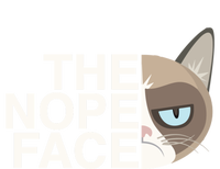 The Nope Face Funny Lazy Cat Joke Gift And Meaningful Gift Premium Hoodie