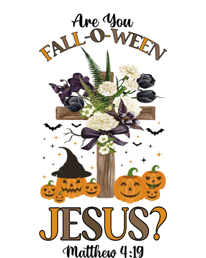 Are You Falloween Jesus Retro Halloween Pumpkin Spooky Gift T-Shirt