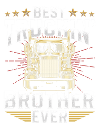 Best Truckin Brother Ever FatherS Day Xmas Trucker Cute Gift Ceramic Bell Ornament