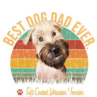 Dogs 365 Vintage Best Soft Coated Wheaten Terrier Dad Ever Gift Coaster