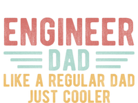 Engineer Dad Just Cooler Engineer FatherS Day Cute Gift Valucap Bio-Washed Visor