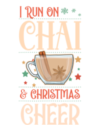 I Run On Chai And Christmas Cheer Matching Xmas Squad Cool Gift Toddler Sweatshirt