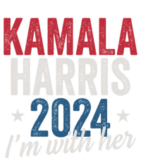 Kamala Harris 2024 Support IM With Her Kamala Harris 2024 Gift Stripe Pom Pom Beanie