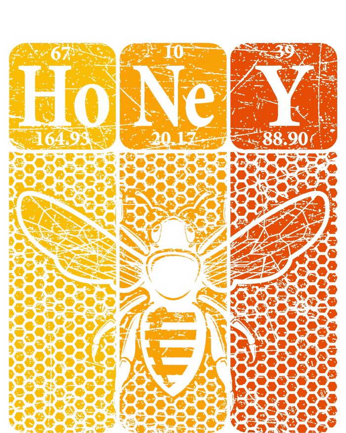 Honey Periodic Table Elements Beekeeper Retro Apiarist T-Shirt