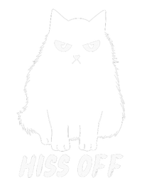 Meow Black Cat Hiss Off Funny T-Shirt