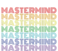 Mastermind Retro Rainbow Gift For Music Fan Dry Zone Grid Polo