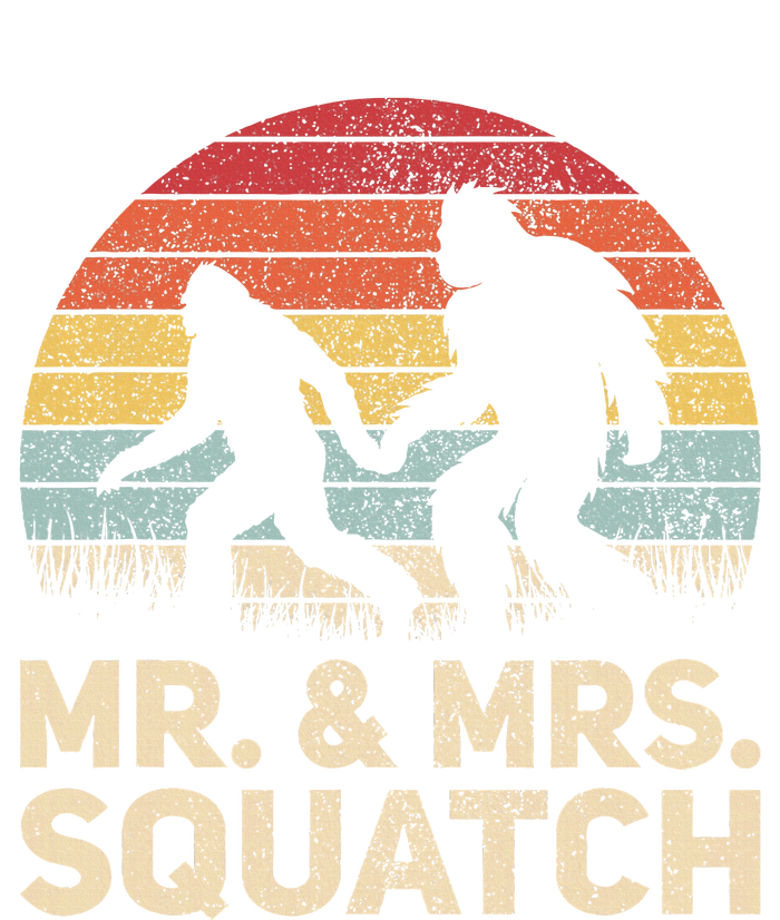 Matching Mr & Mrs Outfit Husband Wife Funny Wedding Bigfoot Softstyle Adult Sport Polo