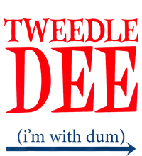 Tweedle Dee IM With Dum Lazy Couple Halloween Costumes Button