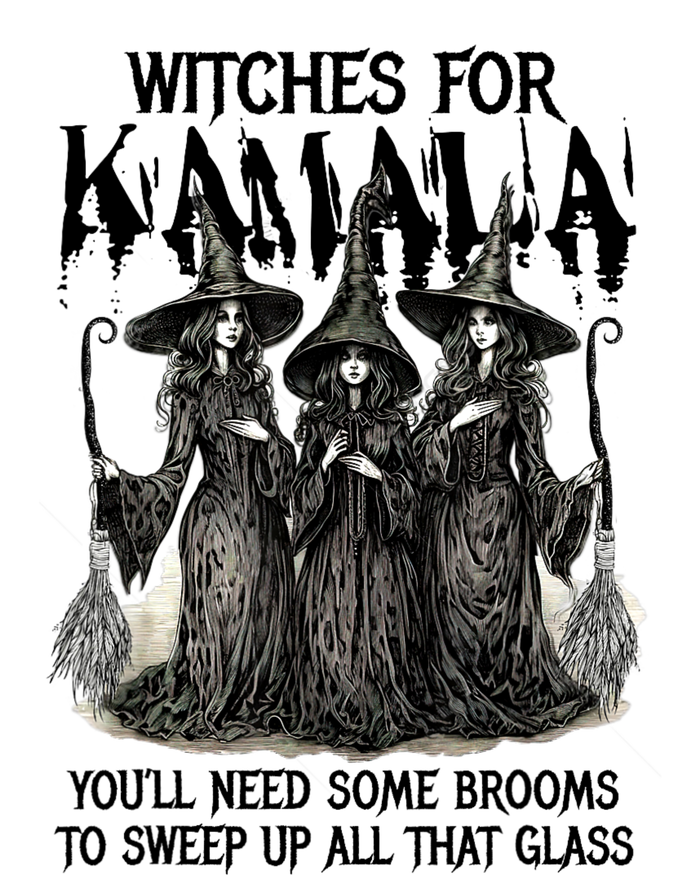 Witches For Kamala YouLl Need Some Brooms To Sweep Up All Kids Hoodie