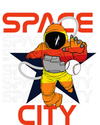 Htown Houston Space City Vintage Baseball Astronaut T-Shirt