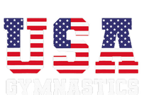 Gymnast Gymnastics Usa American Flag High Crown Mesh Back Trucker Hat