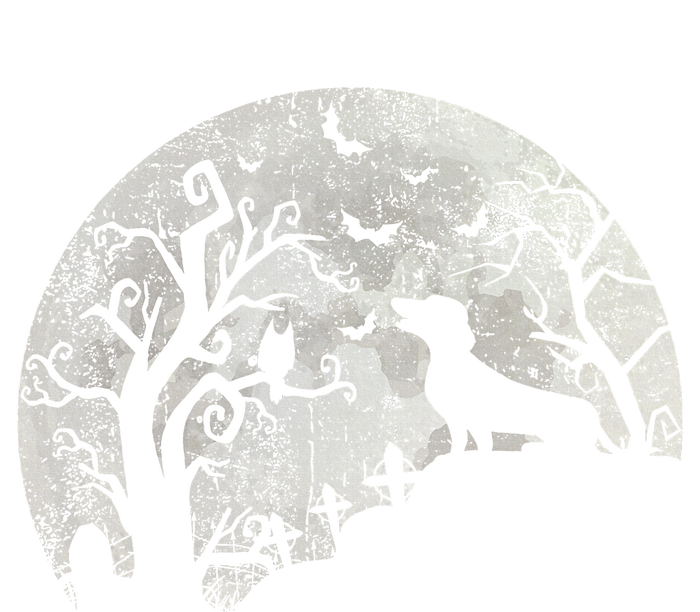 Dachshund And Moon Halloween Dachshund Lovers Pet Owner T-Shirt