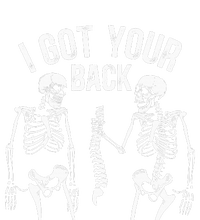 I Got Your Back Skeleton Spine Halloween Costume Tie-Dye Long Sleeve Shirt