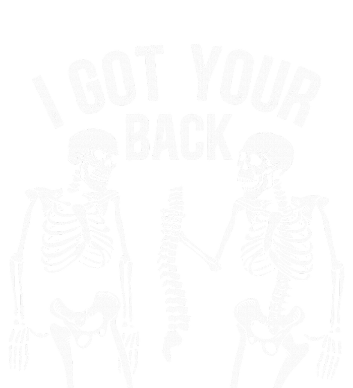 I Got Your Back Skeleton Spine Halloween Costume Tie-Dye Long Sleeve Shirt