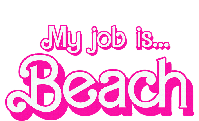 My Job Is Beach Retro T-Shirt