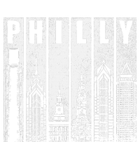 Philadelphia Skyline City Distressed T-Shirt