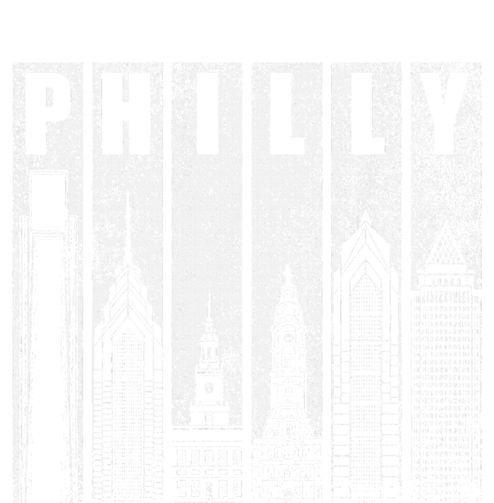 Philadelphia Skyline City Distressed T-Shirt