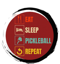 Pickleball Funny Quote Eat Sleep Pickleball Repeat Hoodie