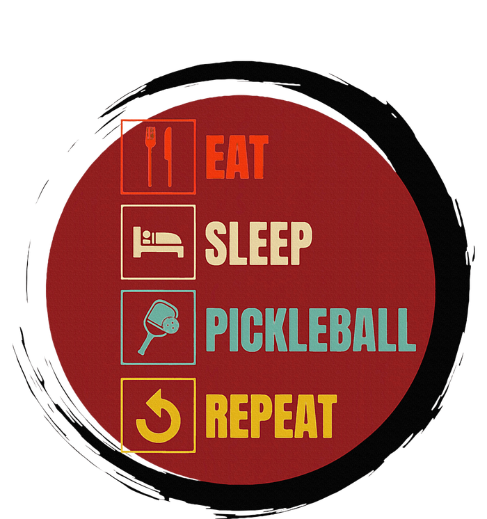 Pickleball Funny Quote Eat Sleep Pickleball Repeat Hoodie