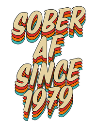 Sober Af Since 1979 Funny Sobriety Anniversary Party Supply Ladies Essential Flowy Tank