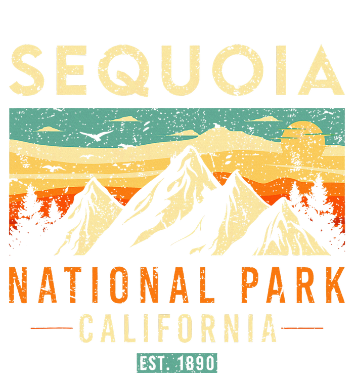 Sequoia Est. 1890 Retro California National Park Flexfit Unipanel Trucker Cap