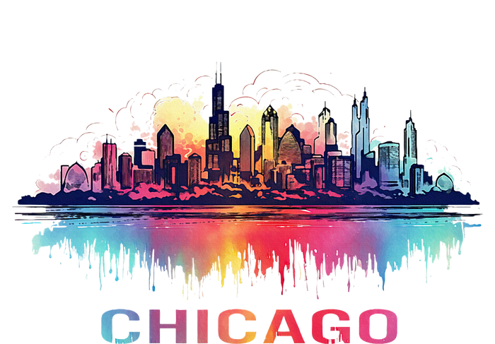 Chicago City Downtown Skyline T-Shirt