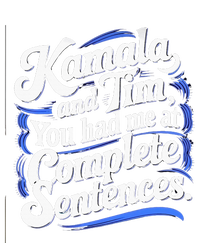 Kamala And Tim You Had Me At Complete Sentences Striped Beanie with Solid Band