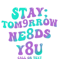 Stay Tomorrow Needs You 988 Suicide Prevention Awareness PosiCharge Competitor Tank