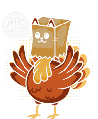 Thanksgiving Day Fake Cat Turkey Meow Animal Farmer T-Shirt