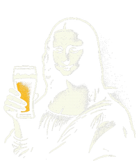 Mona Lisa With Beer Bar Pub Crawl Party Coaster