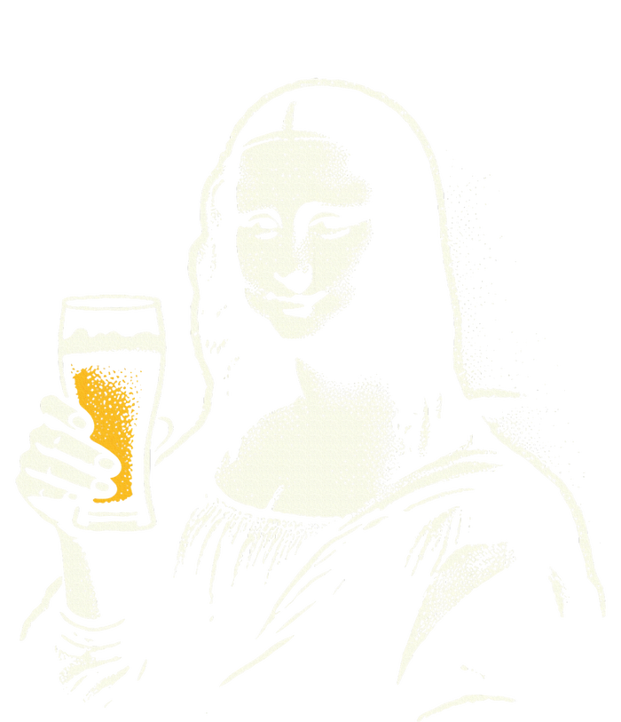 Mona Lisa With Beer Bar Pub Crawl Party Coaster