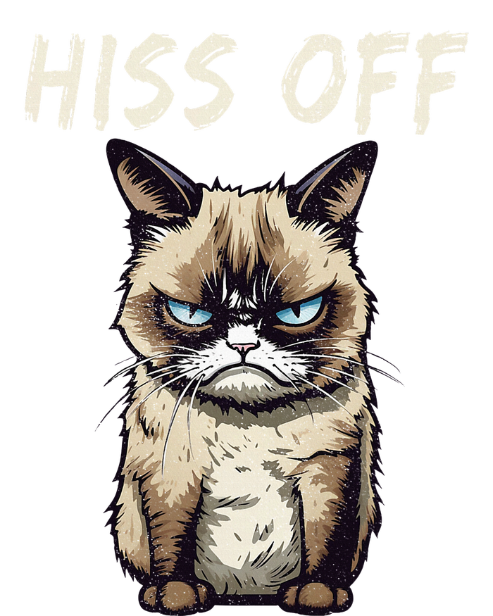 Grumpy Hiss Off Cat Meow Cat T-Shirt