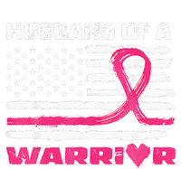 Ribbon American Flag Husband Of A Warrior Breast Cancer Kids Sweatshirt