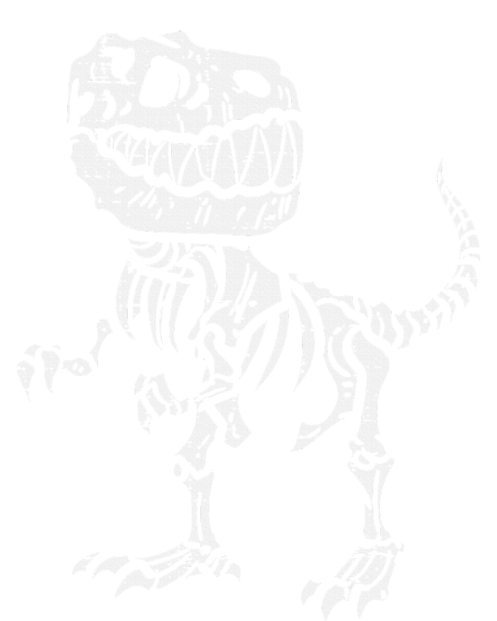 Halloween Dino Skeleton Trex Toddler Long Sleeve Shirt