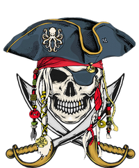 Pirate Skull Halloween Little T-Shirt