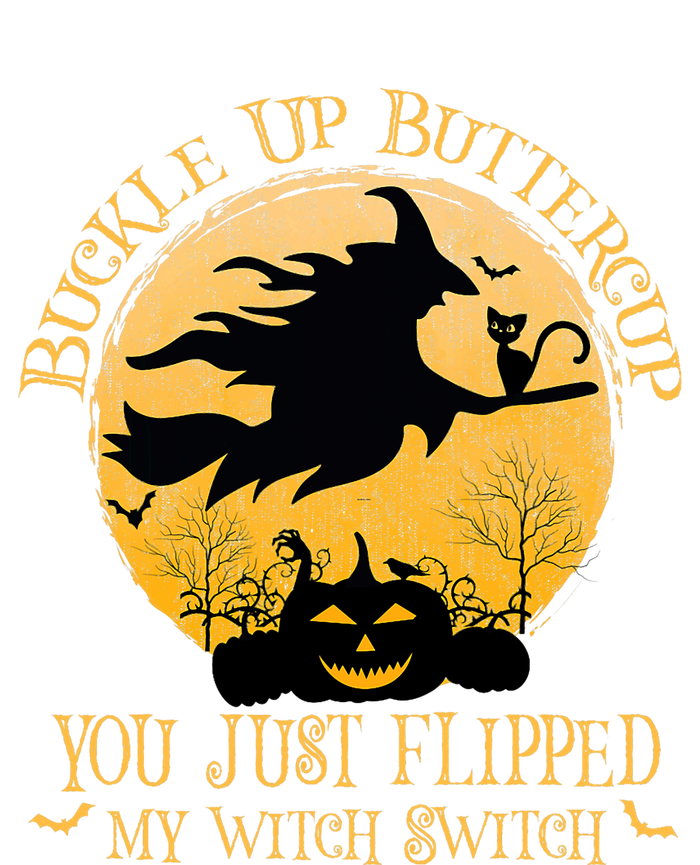 Buckle Up Buttercup You Just Flipped My Witch Switch Ladies Essential Flowy Tank